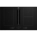 Beko ? plaque induction aspirante 4 foyers ? zone de cuisson modulable ? largeur 82 cm ? puissance 7400 ...