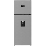 Beko ? r�frig�rateur combin� 70cm 477l nofrost m�tal ? 2 portes ? ventil� ? classe e ? 38 db ? 5 clayettes ...