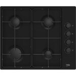 Beko - table de cuisson gaz higg64123sb