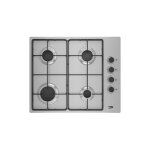 Beko - table de cuisson gaz 60cm 4 feux inox higg64123sx