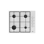 Beko - table de cuisson gaz higg64123sw Beko - table de cuisson gaz higg64123sw