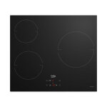 Beko - table de cuisson vitroc�ramique 3 foyers - 60 cm - hic63400