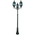 Bel aire - lampadaire extrieur  3 ampoules noir ip44, e27 - searchlight