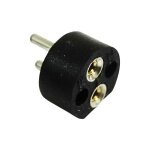 254 support d'ampoule culot (mini - lampes): bi - pin 4 mm connexion: broches  souder 1 pc(s) w242041 ...