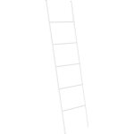 Beliani - porte serviettes design en m�tal blanc aspect minimaliste et chic pour salle de bain contemporaine ...