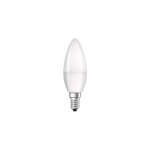 Ampoule led dpolie flamme e14, 4. 9w, blanc chaud.