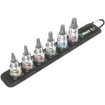 Wera - jeu de clés à douille belt c 3 torx® hf zyklop 6 pièces 1 / 2 po. t25 - t55 Wera - jeu de clés à douille belt c 3 torx® hf zyklop 6 pièces 1 / 2 po. t25 - t55