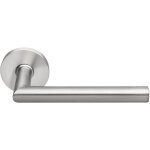 Heracles - bquille double sur rosace jade slim inox poli bec de cane diamtre 16mm b - inox - sl01