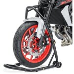 B�quille sous tete de fourche constands classic 28, 5mm leve moto roue avant noir