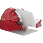 Trancheuse �lectrique 250mm ? puissance 0, 19kw ? �paisseur de coupe 0 - 18mm ? design compact rouge ...