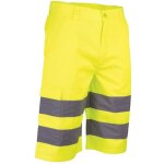 Bermuda de travail hv eclairage - jaune fluo xl - fr(48)