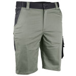 Bermuda homme multipoches bicolore ulysse vert / noir lma couleur vert / noir - taille v�tement 48