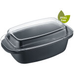 Berndes 095978 plat de cuisson 5, 2 l rectangulaire aluminium, fonte plat � gratin