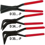 Pince  agrafe, branches recouvertes de pvc