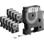 Dymo - ruban d'�tiquetage jeu de 10 pack bundle d1 2093096 couleur de ruban: blanc couleur de police:noir ...