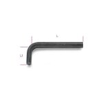 Beta cl� m�le 6 pans coud�e, brunie - 96n - 64 mm - 3 - 6 pans