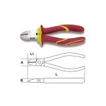 Beta - pince coupante diagonale isol�e 1000v - 1082mq - 170 mm