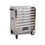 Servante mobile d'atelier 7 tiroirs inox - c04 inox - 024003077 - beta