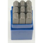 Ensemble de poinons de chiffres beta 100010k0 1 mm 9 units