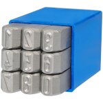 Ensemble de poinons de chiffres beta 100040k0 4 mm 9 units