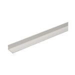 Cornire en aluminium  ailes ingales 25x15x1. 5 mm duval bilcocq - l. 2 m - argent - 41 - 0102 - 6252 ...