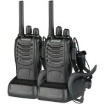 Bf - 88e 1500mah walkie - talkie en veille ultra - longue dur�e eu standard noir 2pcs