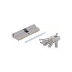 Bgs do it yourself - barillet 45 / 45mm cylindre de serrure 90 mm en laiton avec 5 cles