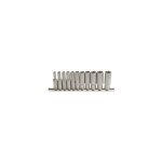 Jeu de douilles, six pans, longues 10 mm (3 / 8') 8 - 19 mm 11 pi�ces