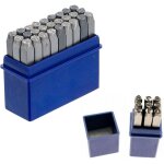 Chiffres et lettres pro 5 mm a frapper - 36 pcs Chiffres et lettres pro 5 mm a frapper - 36 pcs