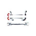 Bgs technic - bgs cl� 30413 raccords de conduites de frein avec articulations, 10 & 12 mm