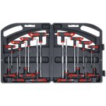 Cls poigne t six pans intrieurs / profil en t (pour torx) 16 pices