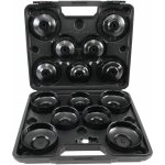 Bgs technic - cloches cles (14) de filtre a huile en coffret, pour auto, moto