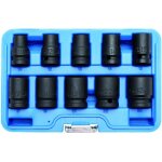 Coffret de 10 douilles a choc bgs technic impact basses carre 1 / 2