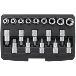 Bgs do it yourself - coffret 19 embouts et douilles torx male t20 a t70 femelle e10 a e24