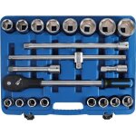 Coffret bgs douilles 6 pans cv 19 a 50 mm 3 / 4 cliquet et accessoires