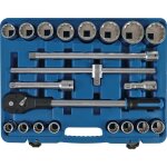 Coffret bgs douilles cv 12 pans 19 a 50 mm 3 / 4 cliquet et accessoires