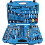 Coffret de douilles gear lock 6, 3 mm (1 / 4') / 10 mm (3 / 8') / 12, 5 mm (1 / 2') 218 pices