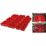 Compartiments de rangement en matire plastique pour servante d'atelier 17 pices