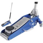 Bgs technic - cric rouleur hydraulique construction aluminium - acier 1, 5 t