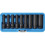 Douilles torx femelles a choc longues, bgs 1 / 2 coffret de 9 douilles