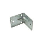 Connecteur d'angle avec bourrelet (renforcement) 105 x 105 x 90 x 3 mm
