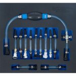 Bgs technic - insert kit de purge avec pompe d'amor�age basse pression diesel pour ford, psa, opel, fiat, ...