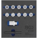 Bgs technic - insert de servante d'atelier 1 / 6 : jeu d'outils pour �crous antivol pour mercedes - benz ...