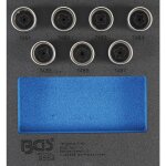 Bgs technic - insert de servante d'atelier 1 / 6 : jeu d'outils pour crous antivol pour opel, vauxhall ...