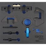 Bgs technic - insert de servante d'atelier 2 / 3 : coffret de calage pour bmw m42, m43, m50, m52, m60, ...
