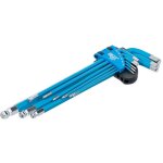 Bgs technic - jeu de 9 cles males btr 6 pans cotes imperiale us harley americaine