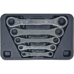 Bgs technic - jeu de cl�s polygonales � cliquet 6 x 8 - 19 x 22 mm 5 pi�ces