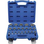 Jeu de douilles, douze pans 12, 5 mm (1 / 2 ) 8 - 36 mm 21 pièces kraftmann Jeu de douilles, douze pans 12, 5 mm (1 / 2 ) 8 - 36 mm 21 pièces kraftmann
