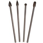 Bgs technic - jeu de fraises hss, extra longues 4 pi�ces