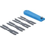 Bgs technic ? jeu d'outils � circlips 4 - en - 1 pour tailles e 6 - 9 mm ? lames interchangeables ? compatible ...